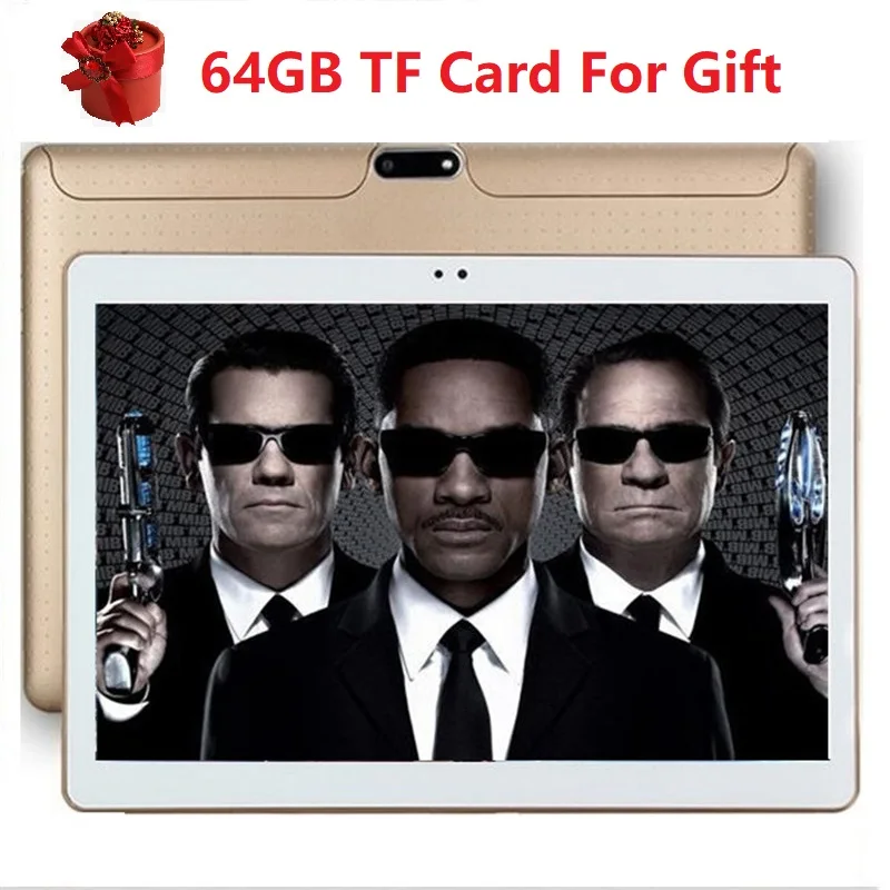 10 дюймовый планшет с четырёхъядерным процессором ОЗУ 1 ГБ ПЗУ 16 1280x800 64