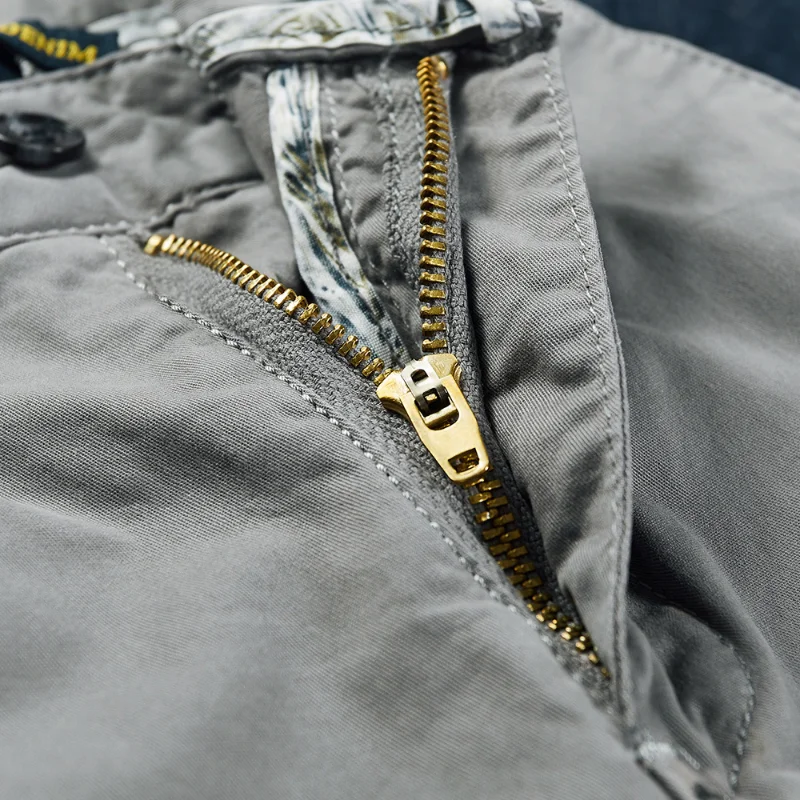 

Fashion Shorts Jogger Men's 2021 Summer Men's Casual Shorts Loose Cargo Shorts Men Multi-Pocket 100% Cotton Cargo Shorts Men