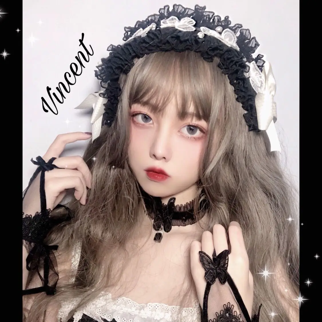 

Классическая элегантная повязка на голову Фея Лолита заколка для волос милые головные уборы для девочек Женская повязка на голову с вышивк...