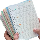 4 книжки + ручка многоразовая Волшебная тетрадь для письма каллиграфии книги для письма детская тетрадь для практики английские игрушки Монтессори