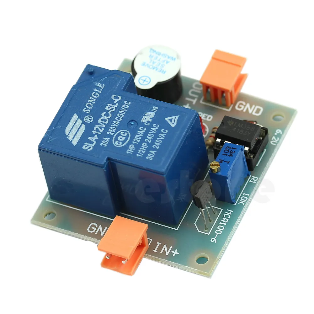 Устройство звуковой светильник лизации для предотвращения переразряда низкого