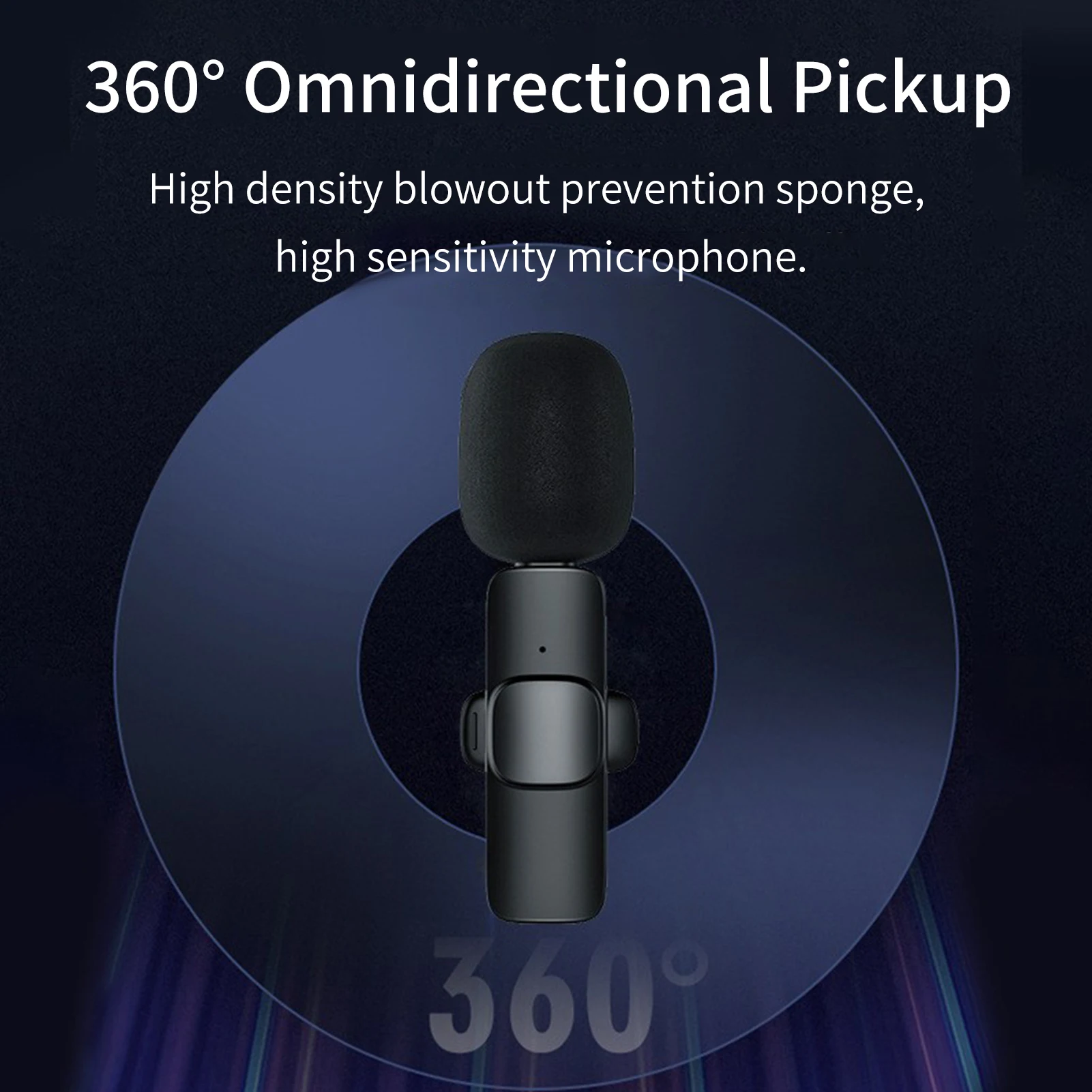 Беспроводной петличный мини-микрофон всенаправленный микрофон с лацканами