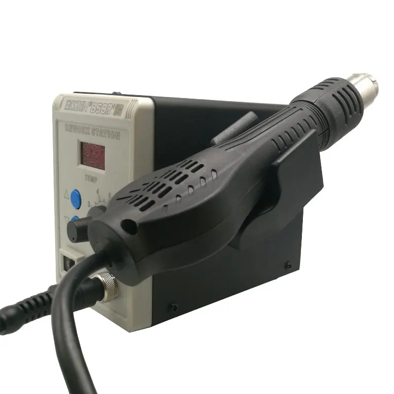 Hot Sale BOZAN 858D+ New Style Hot Air Soldering Rework Station LED Temperature Adjustable Desoldering Machine for Mobile Repair