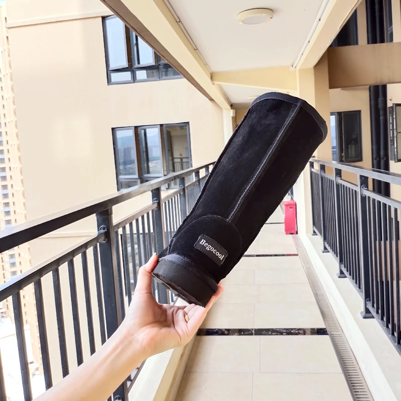 Классические женские зимние ботинки Begocool из натуральной воловьей кожи