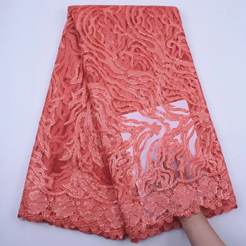 

Teal Green African Dry Lace Fabrics 2020 High Quality Nigerian Lace Fabric With Sequins French Lace Fabric For Party Dress S1816