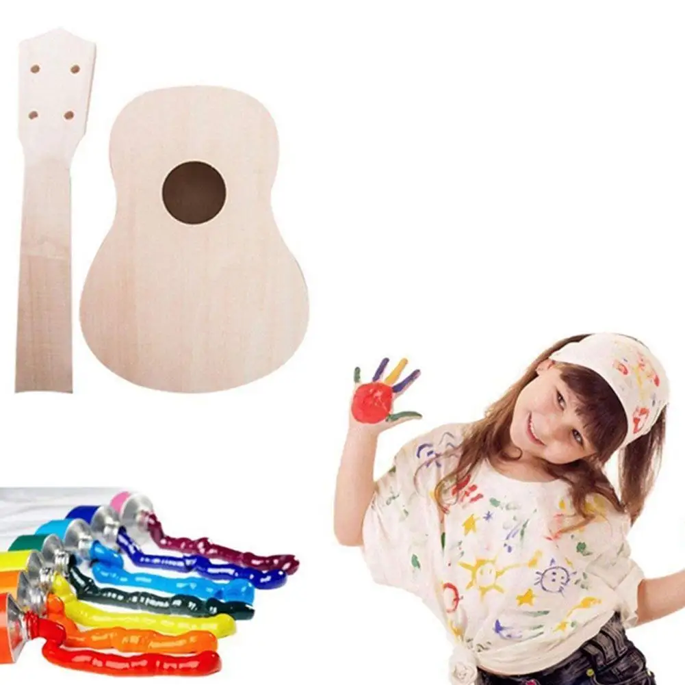 

2021 г., материал для укулеле с рисунком, набор «сделай сам», костюм ручной работы для родителей и детей, креативный подарок с рисунком «сделай ...