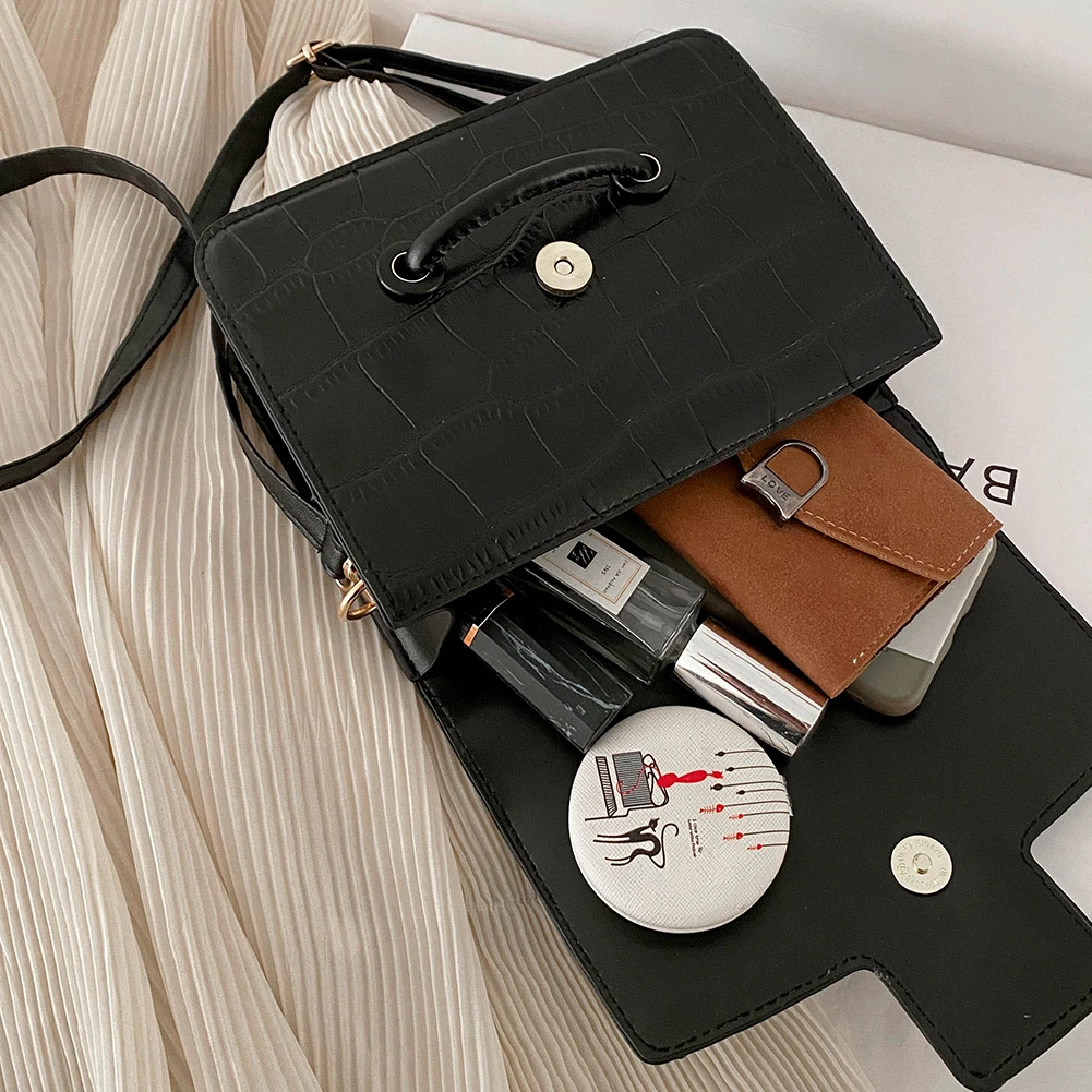 

Fashion PU Female Shoulder Bags Women Solid Alligator Pattern Messenger Bags Ladies Crossbody Bags bolsos de hombro de las mujer