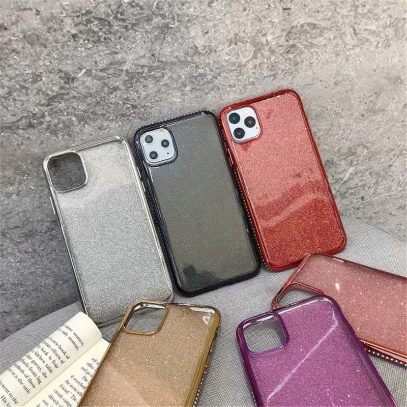 Роскошные Стразы чехлы для телефонов iPhone 11 Pro Max X XS XR блестящий Блестящий