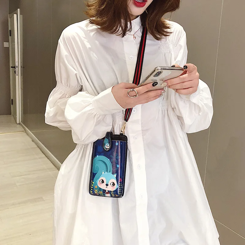 Новая женская сумка с модным принтом милая маленькая девочка рисунком животных