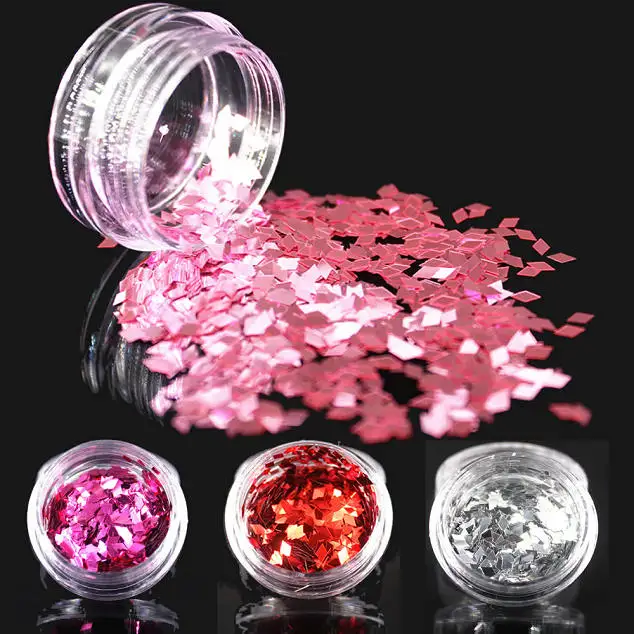 (1 шт./распродажа) блестящие ромбовидные ногти/тело/глаза блестящий порошок