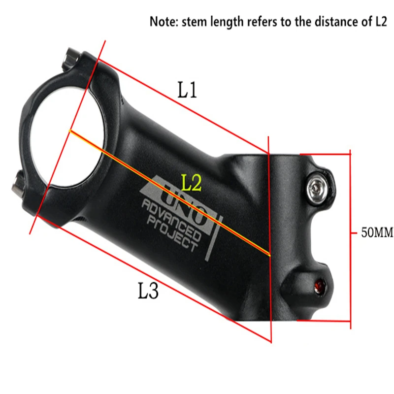 Велосипедный стержень из алюминиевого сплава ± 25 градусов 60/70/80/90/100 мм | Спорт и