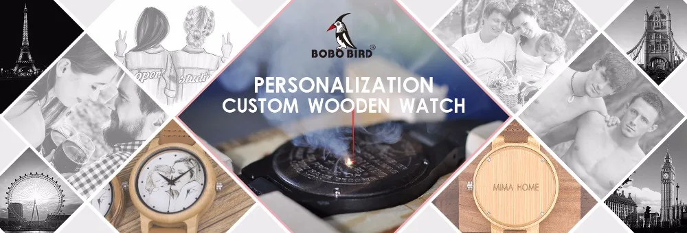 BOBOBIRD Lovers брендовые дизайнерские бамбуковые деревянные часы японские iyota кварцевые часы с ремешком из натуральной кожи в подарочной коробке