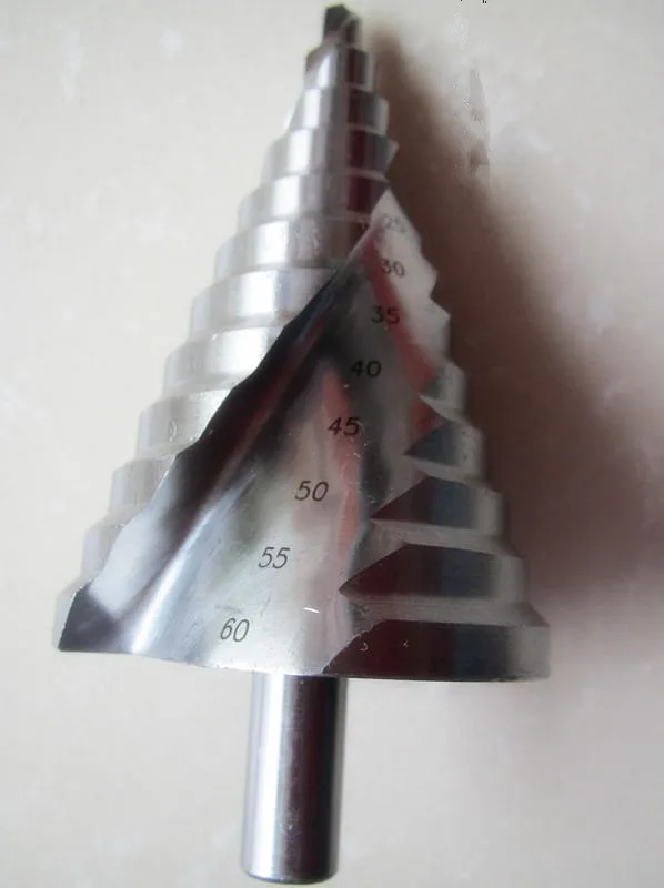

Spiral Groove Step Drill Bit 6-60mm Reamer Reaming Drilling Hole Cut Twist Drill For Iron/Steel Plate/PV Plate/Insulation Board