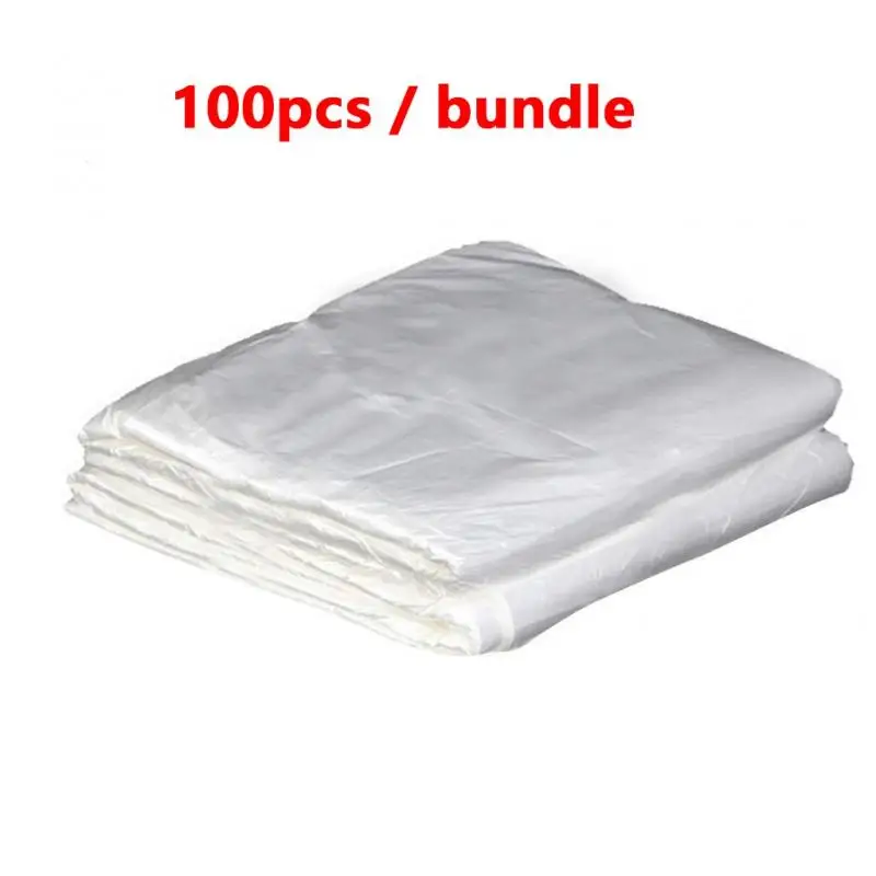 

100PCS Disposable Hairdressing Shawl Perm Dyed Hair Transparent Disposable Scarf Waterproof Membrane Cloth
