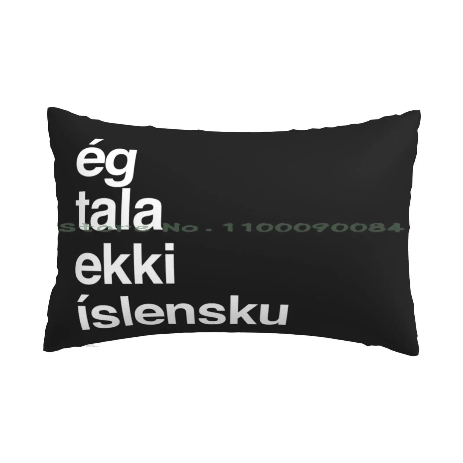 

I Don't Speak Icelandic Iceland Pillow Case 20x30 50*75 Sofa Bedroom Pilot Trust Trust Me Pilot Saying Pilot Design Pilot Motif