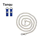 Серебряная Золотая металлическая цепь TANQU, крюк с зажимом из искусственной кожи для OPocket Obag O Bag