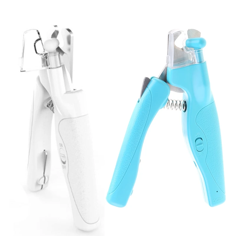 

LED Light Pet Nail Clippers Professional Pet Trimmer Dog Cat Pet Nail Clippers With Safety Guard To Avoid Over Cutting