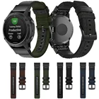 Ремешок для наручных часов Garmin Fenix 7 7X 6X 6 Pro 5 5X Plus 3HR 935 MK2 Enduro Canvas, быстросъемный браслет для смарт-часов, 22 26 мм