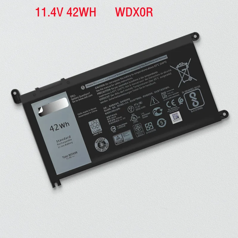 

Genuine WDXOR Battery For Dell Inspiron 13 5000 5368 5378 7368 14 7000 7560 7460 5567 5770 15MF PRO-1508T 7569 5468 5567 7572
