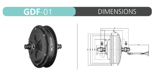 

MXUS electric motor for bikes kit
