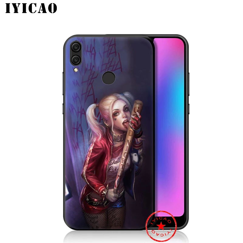 Harley Quinn отряд самоубийц мягкий чехол для Huawei Honor 20 10 9X 9 8C 8X 8 7X 7C 7A 6A Nova 5i 4 3i 2 2i Lite Pro View