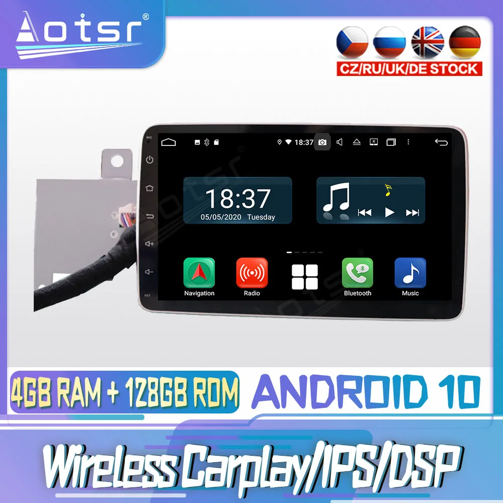 

Android 10 PX6 128G For Ford Focus 2019 - 2020 Car CD DVD GPS Navigation Auto Radio Stereo Video Multimedia Player HeadUnit 2din