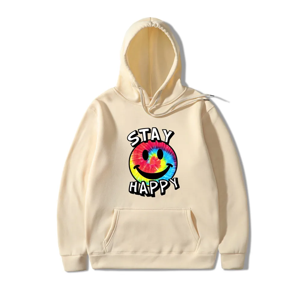 

Худи в стиле Харадзюку Happy smiley face, свитшот, Мужская модная уличная одежда, худи в стиле хип-хоп с принтом, топы, пуловеры, мужские худи