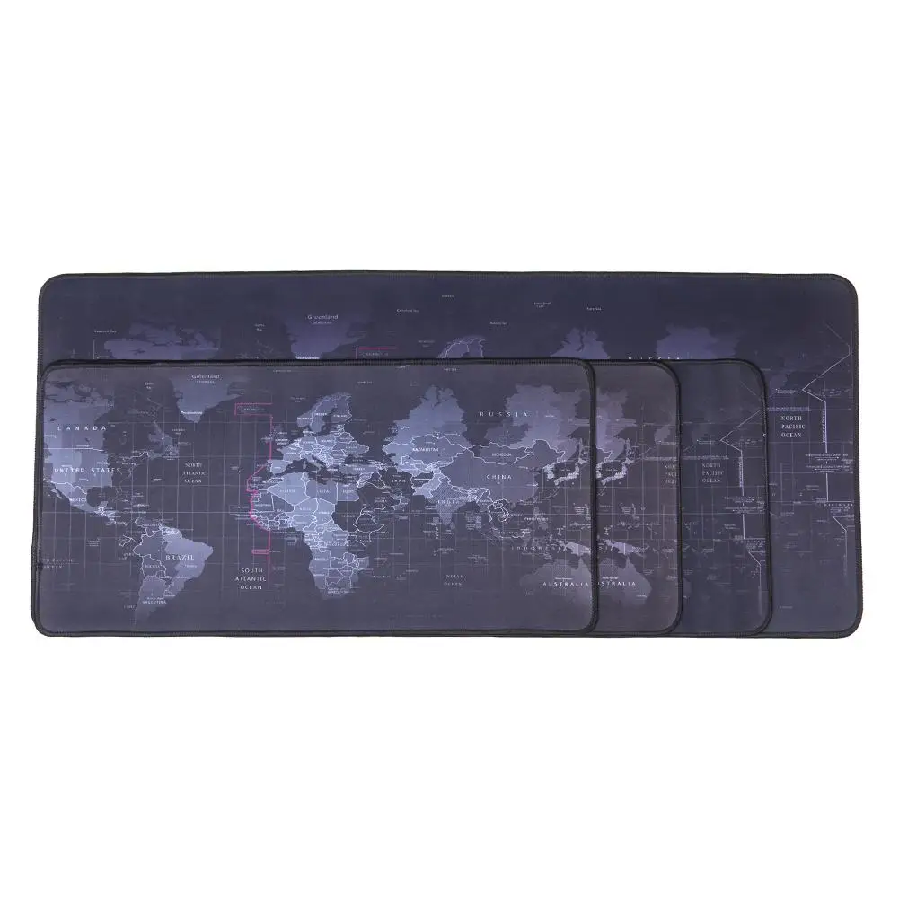 

World Map Natural Rubber Large Gaming Mouse Pad Computer Keyboard Desk Mat