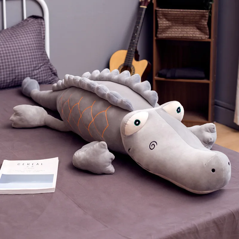 

Creative Crocodile Plush Toy Baby Soft Stuffed Animals Doll Cute Kids Sleeping Back Cushion Xmas Birthday Gift for Children