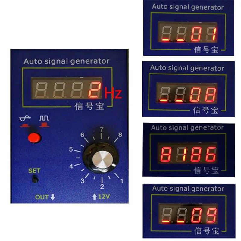 

Portable Auto Vehicle Signal Generator Car Hall Sensor and Crankshaft Position Sensor Signal Simulator Meter 2Hz to 8KHz