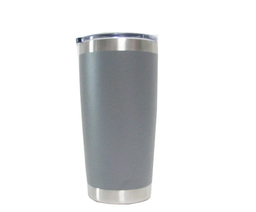 20oz gray Лазерная гравировка, Кастомизация 20 унций 30 унций, нержавеющая сталь, пивной стакан, стакан, дорожная пивная кружка, термос, кофейные кружки - Цвет: 20oz gray