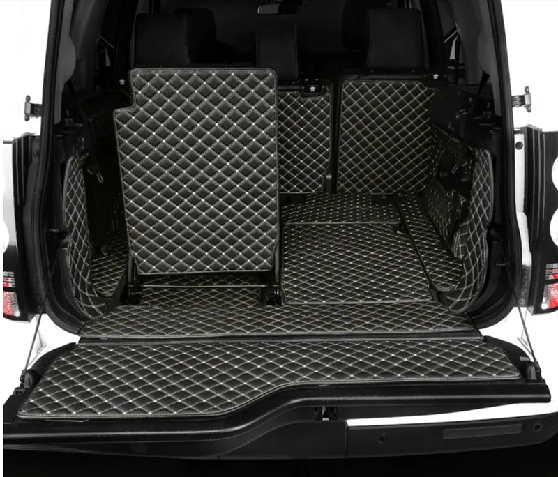 Высшее качество! Специальные коврики для багажника Land Rover Discovery 4 2016-2010 7-местные