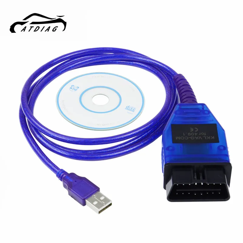 VAG 409 COM KKL409 USB кабель OBD2 для Au-di A6 A7 A3 Q7 V-W |
