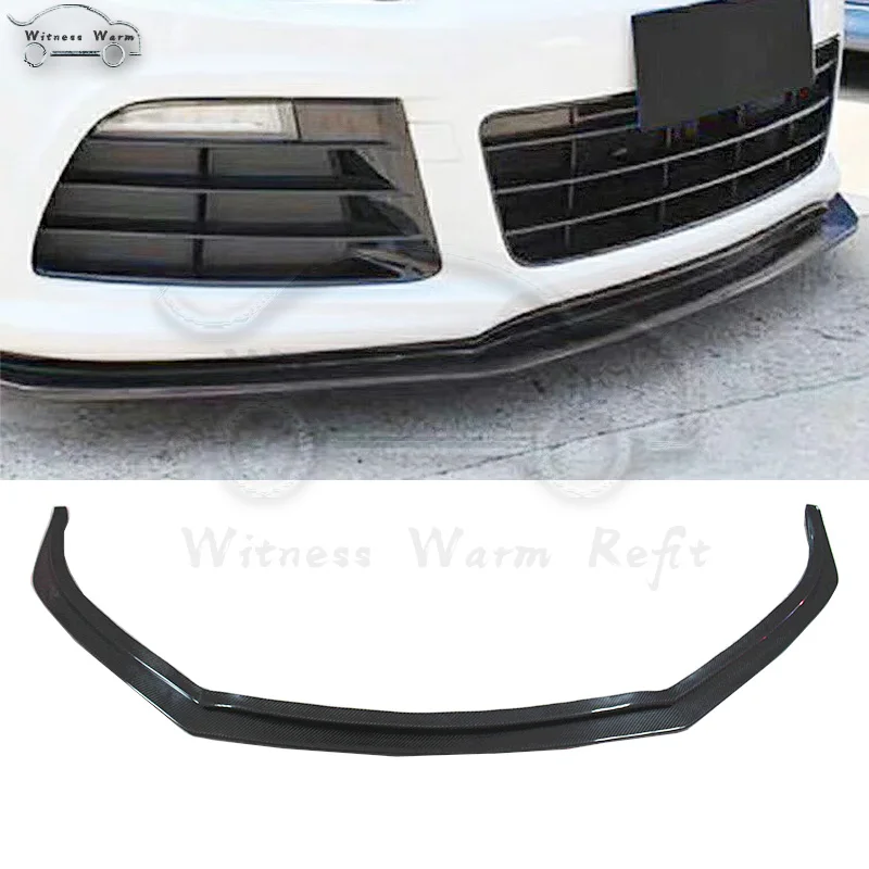 Передний бампер из углеродного волокна/FRP спойлер для бампера Volkswagen Scirocco R 2009 2014