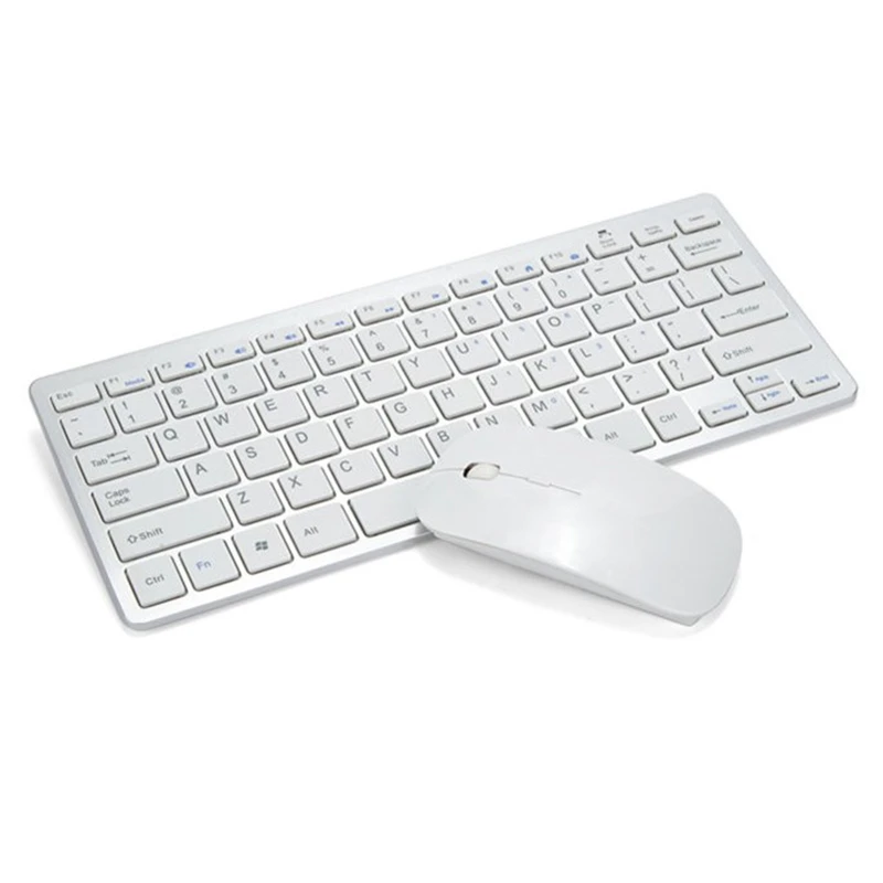 

2.4G Wireless Ultra Thin Full Size Silent Keyboard Mouse Set for Notebook Laptop N84A