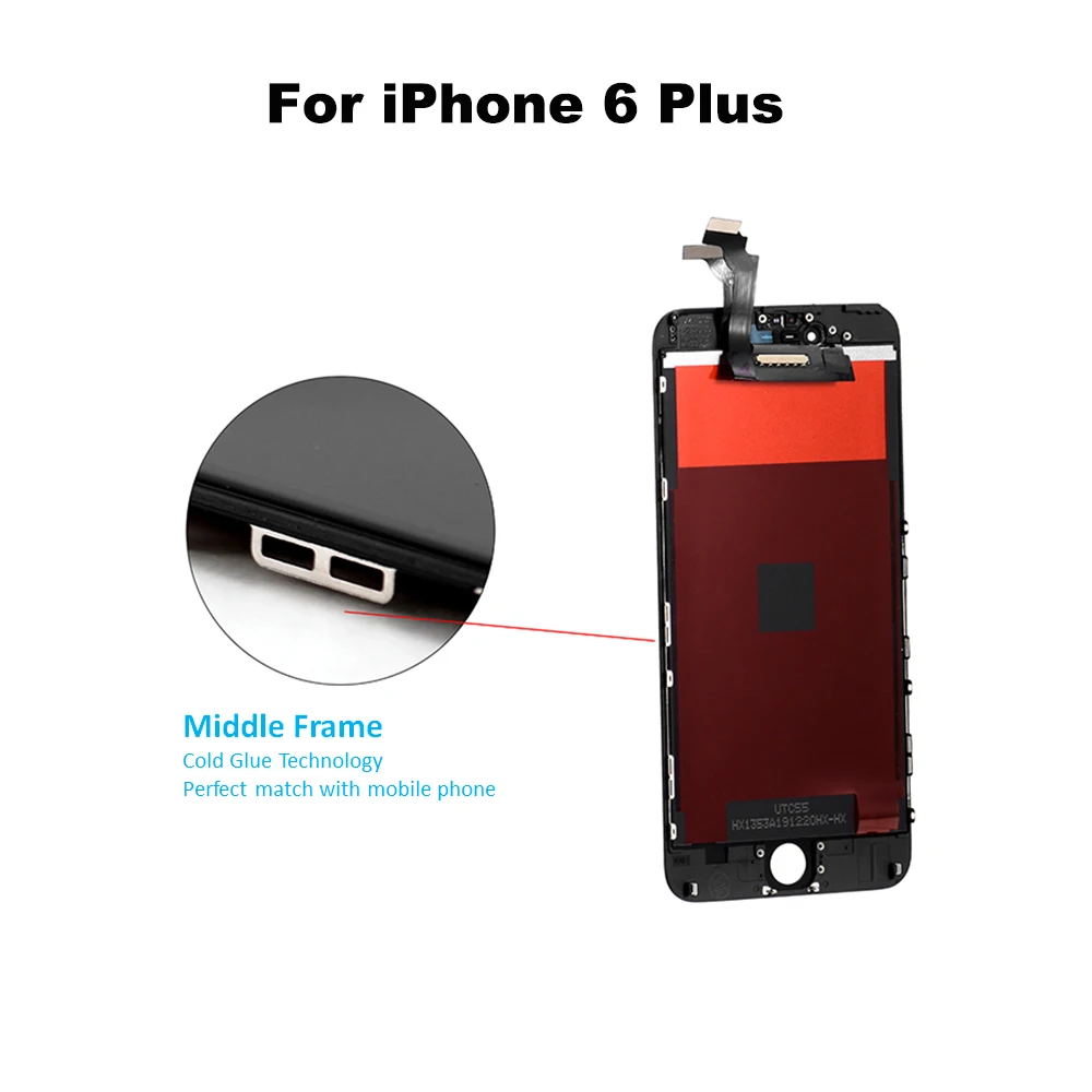 Класс AAA + ЖК-дисплей для iphone 7 7P 8 8Plus 5 5S 6 6s замена дисплея с сенсорным экраном