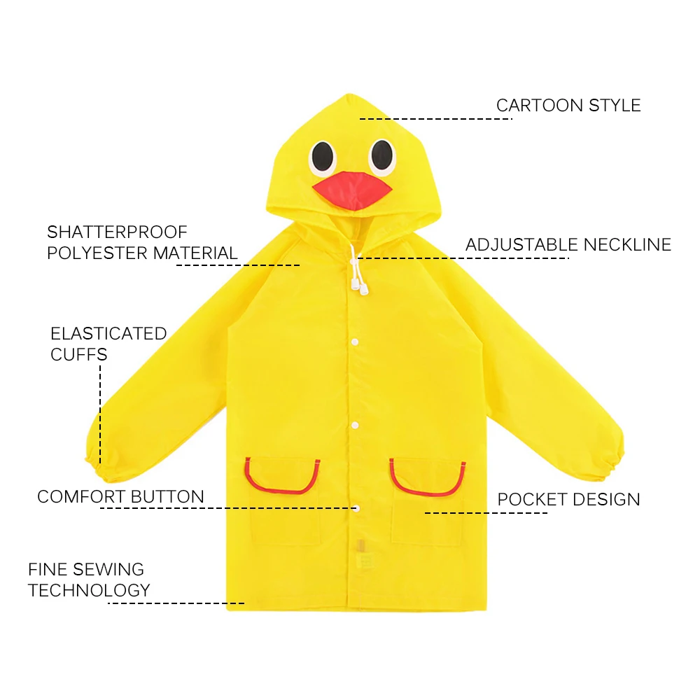 Детское дождевое снаряжение милое детское пончо товары для дома детский