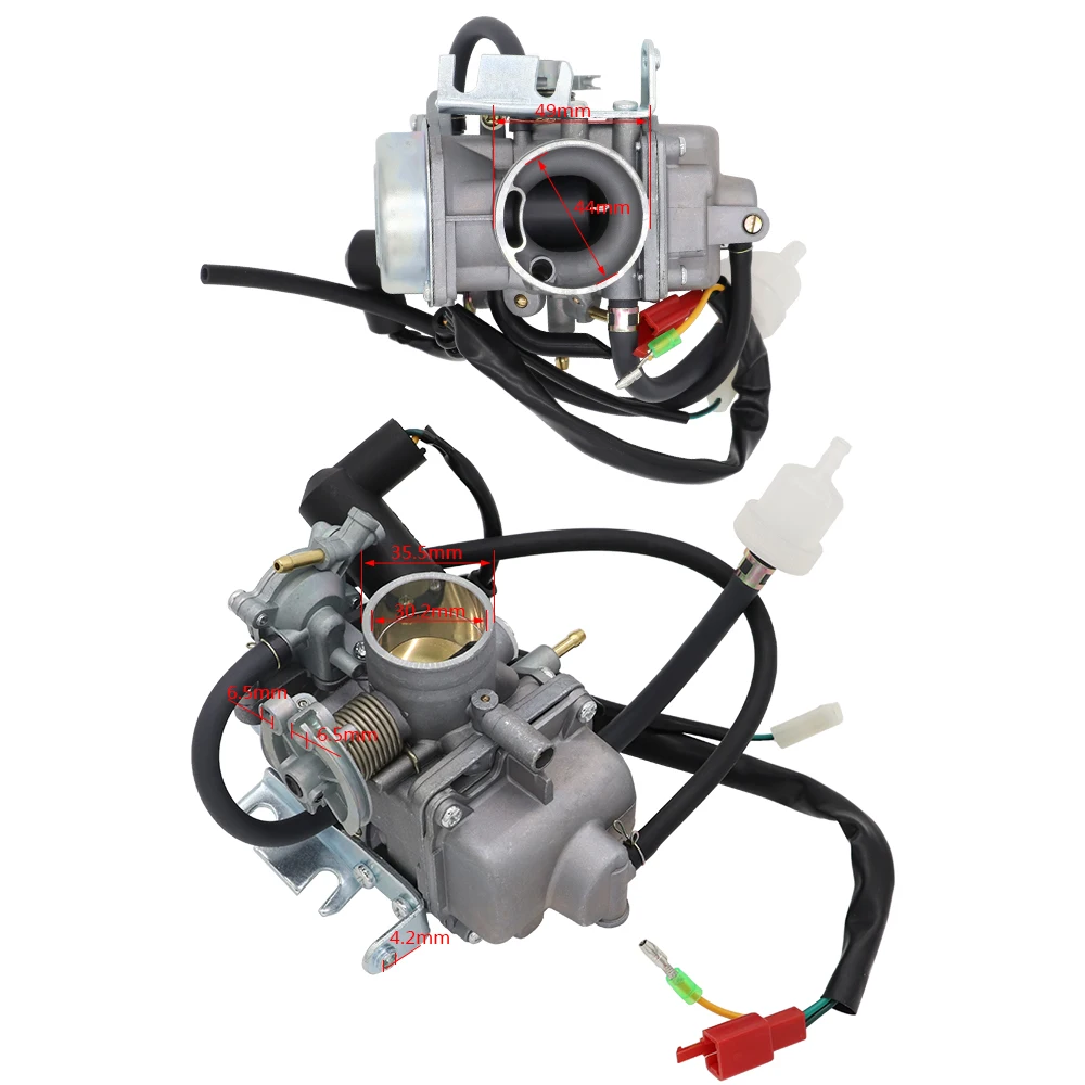30 мм Впускной Карбюратор с электронным дросселем подходит для GY6 150cc 250cc двигатели