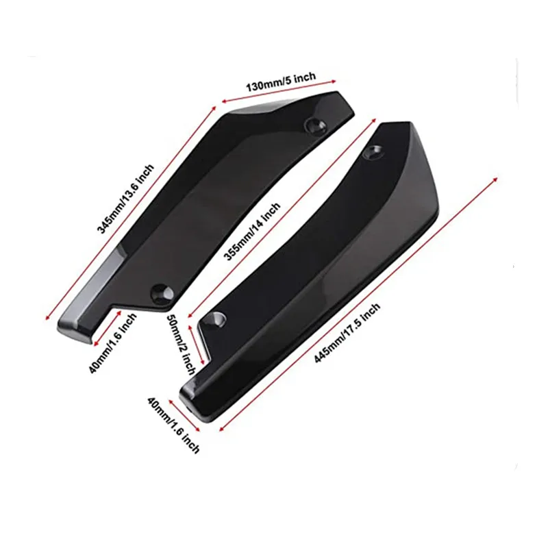 Автомобильный задний бампер универсальный спойлер для заднего