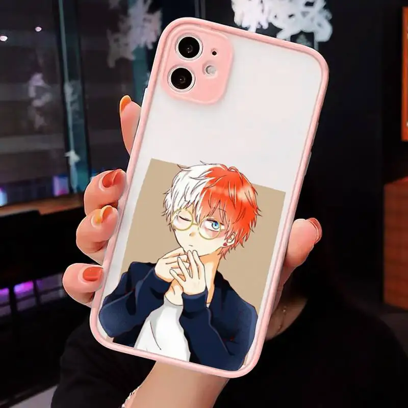 

Shoto Todorok Phone Case Matte Transparent for iPhone 7 8 11 12 s mini pro X XS XR MAX Plus cover funda