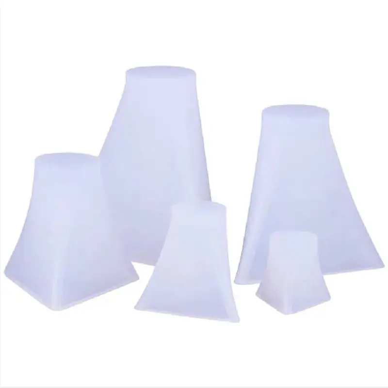 

5Pcs Pyramid Silicone Molds Resin Casting Molds Cone Epoxy Resin Orgone Pyramid Molds Silicone Jewelry Making Tools 97QE