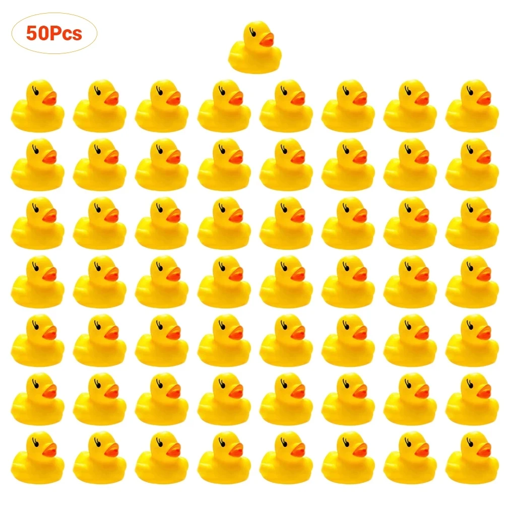 Baby Bath Ducks Swimming Pool Bath Toys Float Squeaky Sound Rubber Ducks Shower Water Toys for Childre Gifts