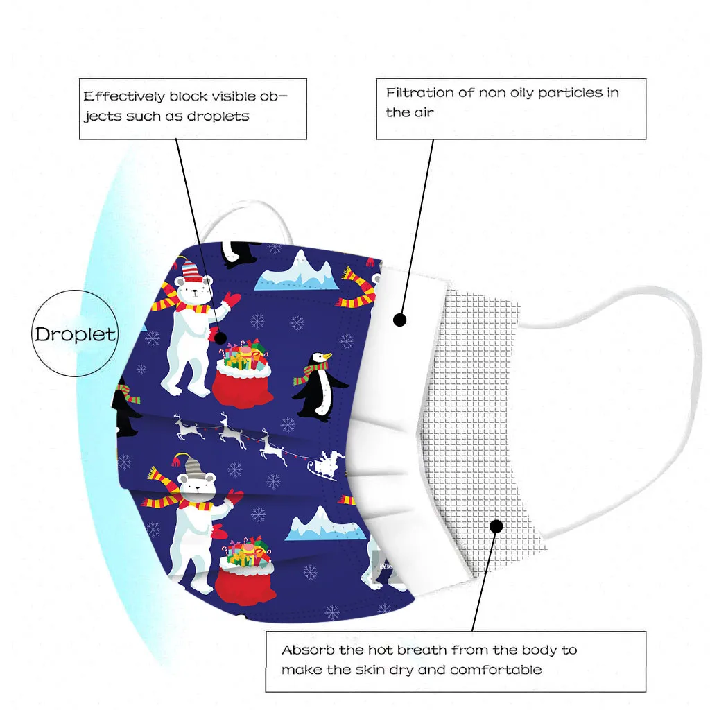 

Children's face mask Child Printed Cartoon Washable Reusable Protective Face Mask Adjustable Cotton mondkapjes wasbaar C17