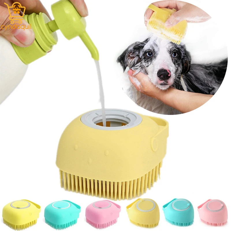 

Dog Bath Brush Comb Silicone Set of Combs for Cats Hair Comb for Animals Hairdresser Combs for York Supplies Pet Products Home