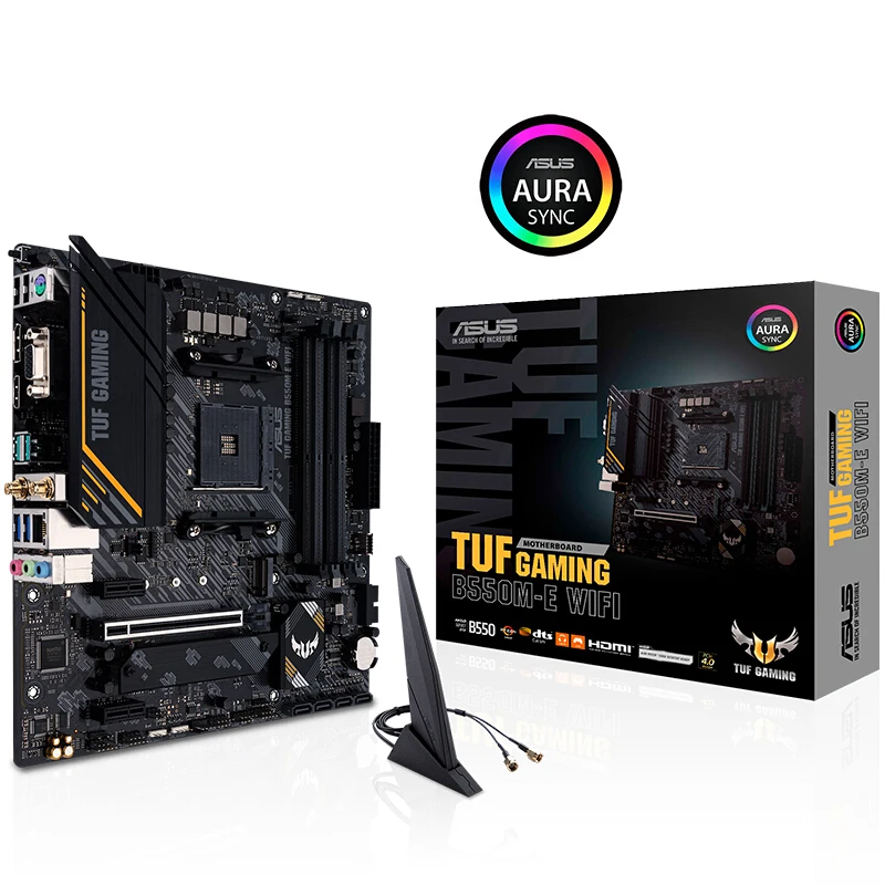Billig Marke Neue ASUS TUF GAMING B550M-E WIFI Motherboard Unterstützung CPU 5600X/5800X (AMD B550/Buchse AM4)