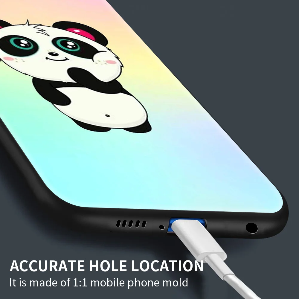 

Animal Cartoon Panda Phone Case For Xiaomi Redmi Note 10 Pro Max 9S 9 8 Pro 8T 8A 7 7A 9A 9C K40 Silicone Back Cover Coque Funda