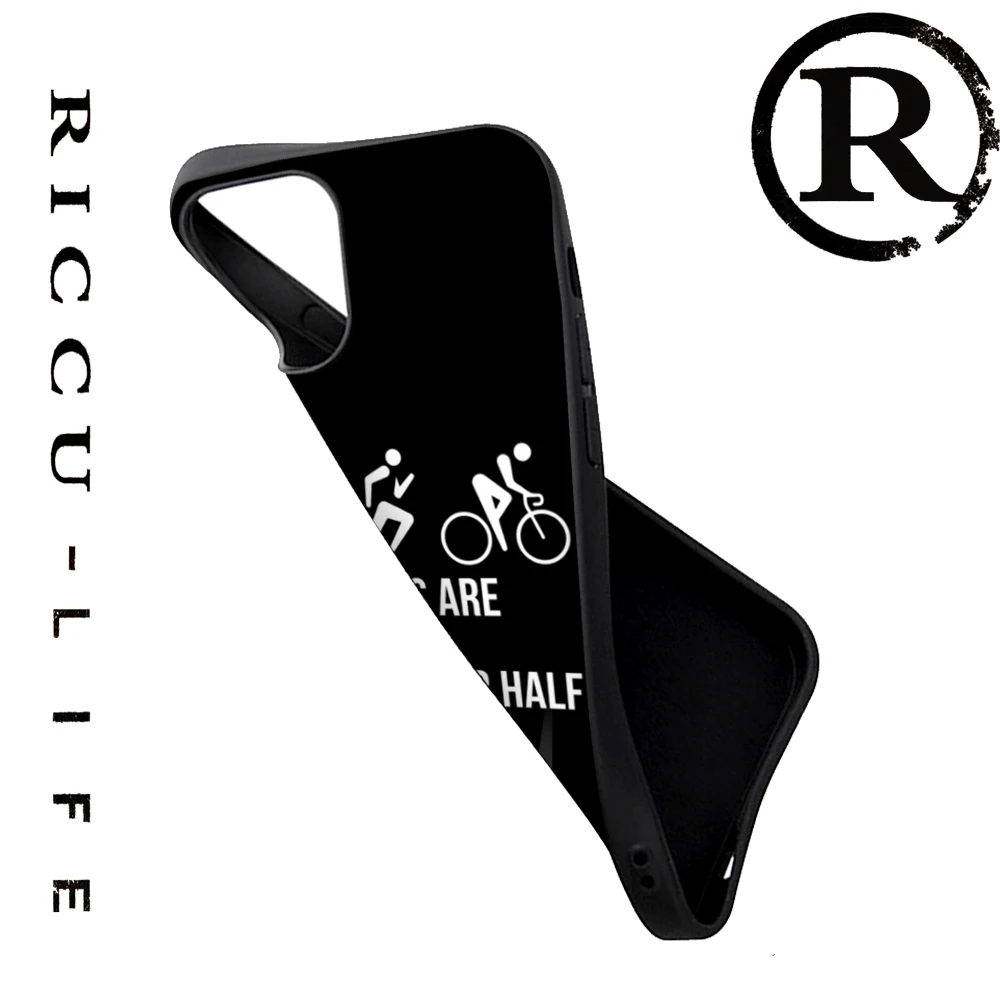 ironman triathlon bicycle marathon phone case for iphone 13 11 12 pro mini pro xs max 8 7 plus x se 2020 xr 13 pro phone covers free global shipping