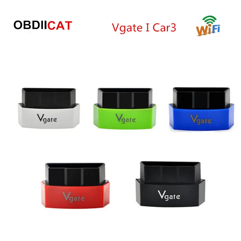 50 шт./лот Лучшая цена Vgate iCar3 WiFi iCar 3 Bluetooth ELM 327 OBD2 автоматический сканер