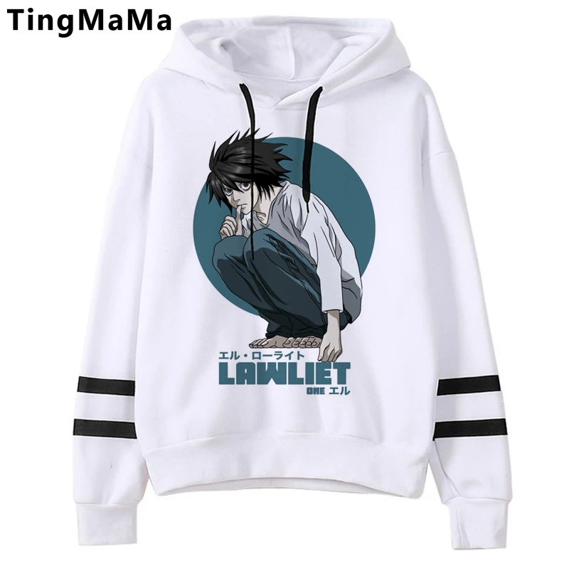 Толстовка мужская зимняя с японским аниме Death Note | Мужская одежда