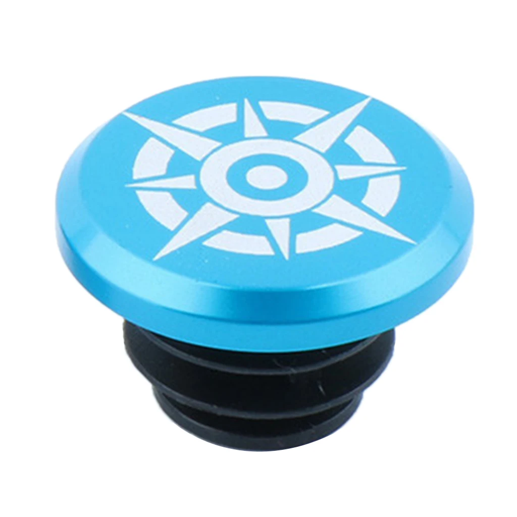 Blue A 18.8mm 1 шт., наконечник для руля велосипеда из сплава, заглушки для велосипеда, наконечник для велосипеда, MTB, горный велосипед, запчасти для велосипеда - Цвет: Blue A 18.8mm